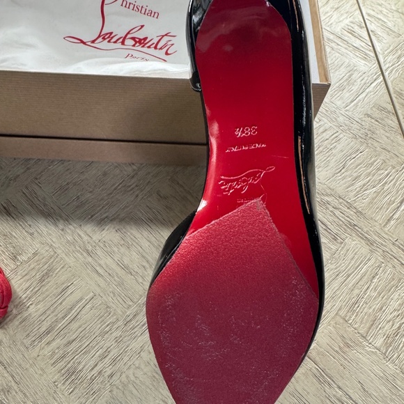 Christian Louboutin IRIZA 70 Patent Pumps โ Black (Size 38.5) - Picture 5 of 15